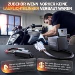 Binego® 4er Set LED Blinker Motorrad mit Lauflicht – E-Geprüft & StVZO konform – Bild 7
