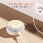 Dreamegg D11 White Noise Machine – Einschlafhilfe Baby mit 21 Klängen & Nachtlicht – Bild 7