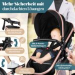 KESSER Loops 4 in 1 Kombikinderwagen – Komplettset von Geburt bis Kleinkindalter – Bild 5