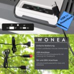 WONEA 24L Thermoelektrische Kühlbox – Heizfunktion & Kühlung für Auto, Camping & Zuhause – Bild 6