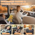Zacro Baby Autospiegel 1080P HD mit Nachtsicht – Rückbank Monitor USB-C – Bild 8