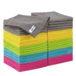 MR.SIGA Mikrofaser-Reinigungstücher 50er-Pack – Flusenfreie Allzwecktücher 30x30 cm
