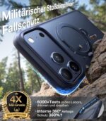 TORRAS Ostand Q3 Spin iPhone 17 Pro Hülle – 360° Ständer mit MagSafe & Militärschutz – Bild 6