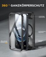 Miracase iPhone 16e/17e Hülle mit MagSafe – 360° Schutz mit integriertem Temperglas – Bild 2