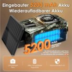 MAXDONE Wildkamera 4K 64MP mit Solar & WLAN – Nachtsicht Bewegungsmelder für Wildlife Monitoring – Bild 3