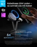 Anker Prime 3-in-1 MagSafe Ladestation mit Qi2 25W – Schnelllade-Dock für iPhone, Apple Watch & AirPods – Bild 3