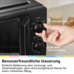Comfee CMO-MP012ND Mikrowelle 20L – 700W kompakt für kleine Küchen & Singles – Bild 5