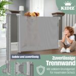 KIDIZ® Treppenschutzgitter ausziehbar bis 180 cm – Sicherheitsgitter für Babys & Haustiere – Bild 4