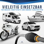 LUKEDO Handpumpe 2m Schlauch – Universelle Umfüllpumpe für Benzin, Diesel & Wasser – Bild 8