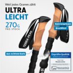 Terra Peak® Teleskop-Wanderstöcke Aluminium 270g – Leicht & verstellbar für Damen & Herren – Bild 2