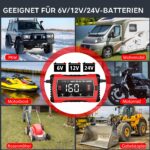 Haisito 16A Intelligentes Autobatterieladegerät – 6V/12V/24V für Blei-Säure & LiFePO4 – Bild 9