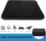 BTDZDD Gel-Sitzkissen 43x39 cm – Orthopädisches Bürostuhlkissen mit Wabenstruktur – Bild 5