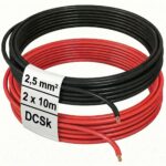 DCSk Fahrzeugleitung FLRY-B 2,5mm² – 10m Stromkabel Rot & Schwarz für Kfz