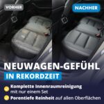 LICARGO® Innenraum-Reiniger Set mit 6x Mikrofasertücher & 500ml Reiniger – Cockpitpflege für Auto – Bild 2
