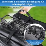 Toyvile Gepäckträgertaschen 2er Set 48L – Wasserdicht, Reflektierend & 3in1 Tragsystem – Bild 2
