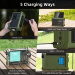 Mesqool Kurbelradio DAB+/UKW mit 12000mAh Akku & Solarpanel – Notfallradio mit Bluetooth – Bild 8