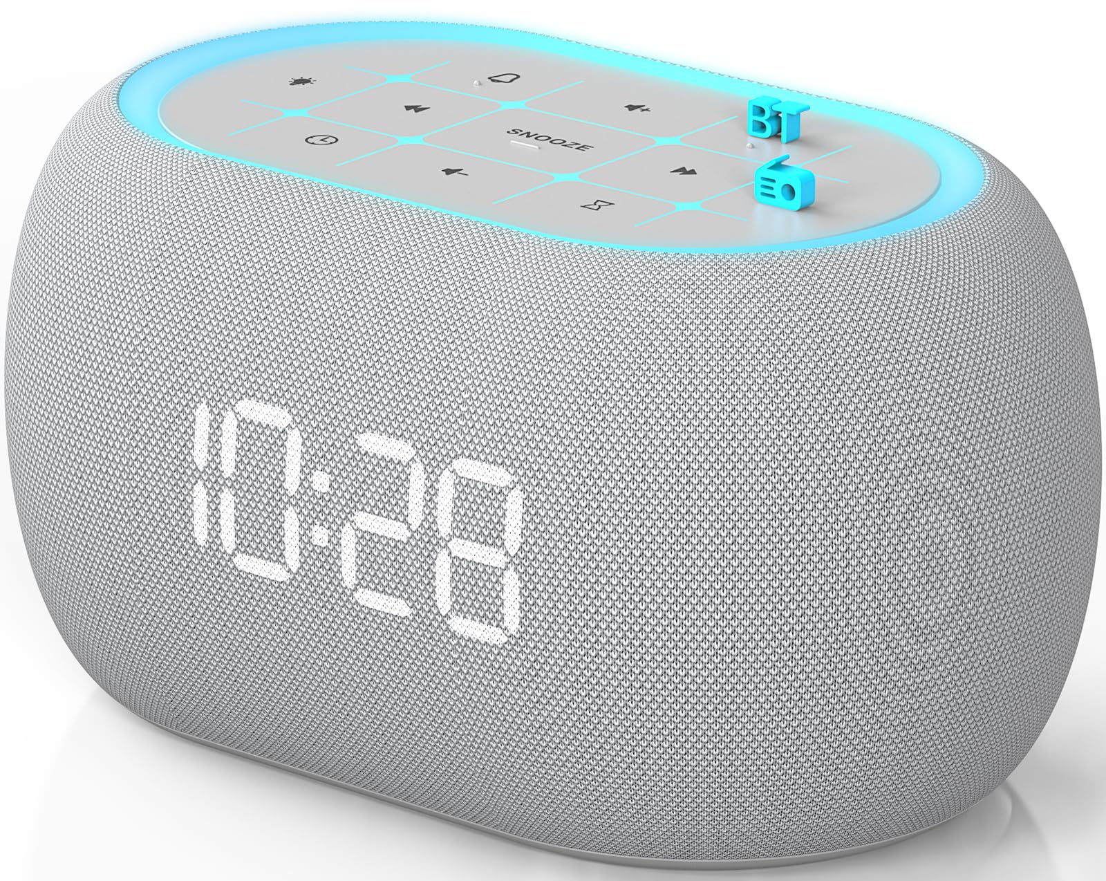 8165hWxPOhL._SY1274_.jpg ANJANK Digitaler Radiowecker mit Bluetooth 5.0 – 4-in-1 Radio, Uhr, Nachtlicht für Schlafzimmer – Bild 1