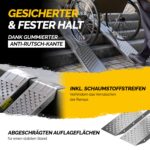 MONZANA 2er-Set Auffahrrampen 400 kg – Robuste Stahl-Laderampen für PKW & Anhänger – Bild 4