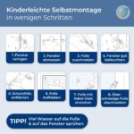 WindowShield UV-Sonnenschutzfolie 90x200 cm – Hitzeschutz & Blickdichte für Fenster – Bild 10