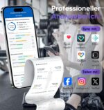 GE Smart Körperfettwaage mit 8-Elektroden & Handsensoren – 27 Analysewerte bis 180 kg – Bild 6