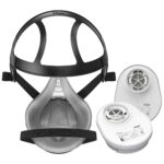 Dräger X-plore 3300 Halbmaske mit P3 Partikelfilter – Atemschutz für Handwerker – Bild 2
