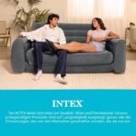 Intex Aufblasbares Futon-Sofa Queen-Size – 2-in-1 Ausziehbett mit Schnellventilen – Bild 7