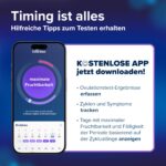 Clearblue Ovulationstest Fortschrittlich & Digital – 30 Tests mit kostenloser App für Kinderwunsch – Bild 8