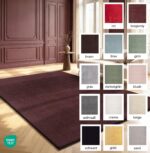 the carpet Relax Kurzflor Teppich 200x280 cm – Felloptik mit rutschfester Unterseite – Bild 8