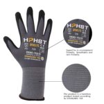 HPHST SF001TS Arbeitshandschuhe 12 Paar – Montagehandschuhe mit Smart Touch & Nitrilschaum – Bild 2