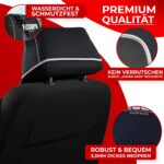 fixcape Neoprene Autositzschoner Vordersitze – Wasserdicht & Universal für alle Modelle – Bild 4