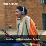 Sony WH-CH520 Bluetooth On-Ear-Kopfhörer – 50 Std. Akku & Premium Sound für Alltag – Bild 5