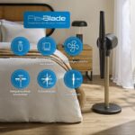 DIMPLEX FlexBlade Standventilator – Flügellos, 36 dB, 2×180° Luftauslässe, Neo-Gold – Bild 10