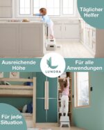 Lunora StufenHeld Kinder-Tritthocker 2 Stufen – Sicherer Tritt mit Anti-Rutsch für jeden Raum – Bild 6