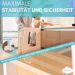 KYWAI Montessori Lernturm ab 1 Jahr – Höhenverstellbar, Robustes Holz, Doppelte Sicherheit – Bild 7