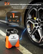 ETENWOLF ZEPHYR S3 Tragbarer Luftkompressor 7800mAh – 160 PSI Elektrische Luftpumpe für Auto & Fahrrad – Bild 3