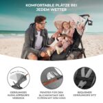 Kinderkraft GRANDE PLUS Kinderwagen – Zusammenklappbar mit einer Hand, Geburt bis 22 kg – Bild 7
