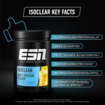 ESN ISOCLEAR Whey Isolate 908 g Lemon Iced Tea – Clear Whey Protein Made in Germany – Bild 3