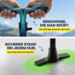 ONROAD ON-AIR Fahrradpumpe – Universalventil Standpumpe mit Manometer & Zubehör – Bild 8