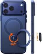 TORRAS Ostand Q3 Spin iPhone 17 Pro Hülle – 360° Ständer mit MagSafe & Militärschutz
