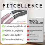 FITCELLENCE Hula Hoop Reifen 1,2kg, 90cm – Fitness Trainingsreifen für Erwachsene – Bild 2
