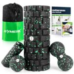 GYMERK Faszienrollen Set mit 3D-Textur – Ganzkörper Selbstmassage mit Tragetasche
