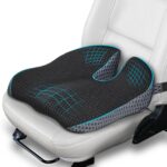 Ajiteogy Keilkissen für Fahrer – Memory-Foam Autositzkissen mit ergonomischem Weil-Design