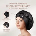 SCHOELA Maulbeerseide Schlafhaube – Echte Seidenhaube für Haar & Locken – Bild 3