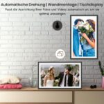 Yalilia 15,6 Zoll Digitaler Bilderrahmen mit 64GB – FHD Touchscreen & Frameo-App – Bild 6