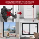AceMining Türsicherheitsstange Weiss – Verstellbarer Einbruchschutz für Türen & Fenster – Bild 7