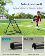 SONGMICS Fussball-Rebounder mit Stahlrahmen – Winkelverstellbar für Kinder & Training – Bild 3