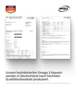Omega-3 Kapseln hochdosiert – 300 Fischöl Kapseln mit EPA & DHA – Wehle Sports – Bild 8
