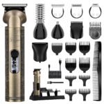 Hatteker 8in1 Bartschneider & Haartrimmer – Profi-Trimmer mit T-Klinge für Herren – Bild 7