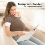 KeaBabies Babytrage ab Geburt – Ergonomisches Tragetuch für Neugeborene & Kleinkinder – Bild 8