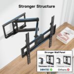 BONTEC TV Wandhalterung 26-60 Zoll – Schwenkbar, neigbar, ausziehbar bis 500mm – Bild 2